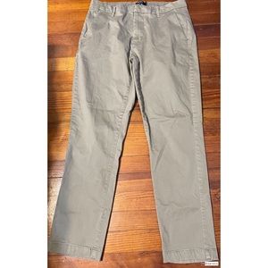 DKNY Khaki Straight Leg Pants